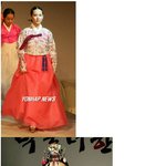 한지민.조여정 패션쇼에서..<b>한복</b> 곱다 고와 +_+