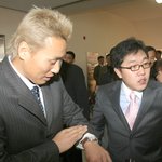 [박명환 결혼식] 이승엽,김제동 "우리 안 늦었어"