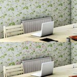 온도가 올라가면 꽃이 피는 <b>벽지</b>!