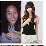 '소녀시대' 제시카-유리 성형전 사진~이거 좀 심한데?