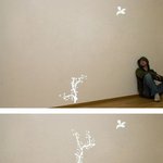 빛을 내는 벽지