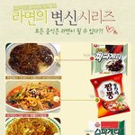 기대하시라~ 라면의 변신!!