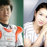 <b>롯데</b> 강민호,치어리더 이은정과 악수만 하면 맹활약