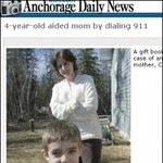 "책에서 배웠어요" 4살 꼬마, 911 신고로 엄마 구해