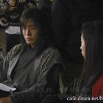 [태왕사신기]촬영장에서 <b>대본</b>연습중인 담덕,기하(배용준,문소리)