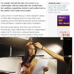 아들을 키우기 위해서 누드로 뉴스를 진행한 여성