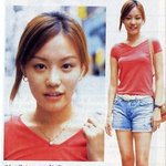 김아중 20살 때, 핫팬츠로 길거리에서 직찍
