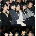 이영희 패션쇼에 온 허이재! <b>뿔테</b>끼니 더 김태희 닮았네?