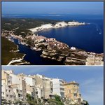 보니파시오 해식절벽 <b>위에</b> 세워진 주택