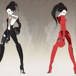 '킬빌'떠올리게 하는 <b>섹슈얼</b> 일러스트
