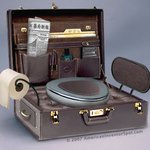 휴대할수있는 <b>이동식</b> 화장실