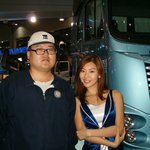레이싱걸 이선영과 서울모터쇼에서 찍은사진