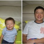 너무 닮은 <b>붕어빵</b> 김태균과 아들! 보조개 웃는 모습까지 똑같아~