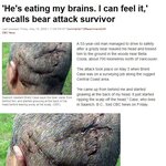 곰이 내 뇌를 먹고 있는 것 같았어요!!ㄷㄷㄷ