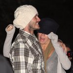 스케이트장에 간 베컴 가족!빅토리아 앙탈은 보너스~