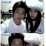 친 남동생이랑 하두리사진찍었던 윤은혜! <b>와우</b>~풋풋해