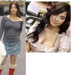 원래 빵빵한 <b>자연산</b> 가슴! 여자 연예인들