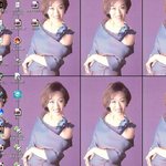 컴퓨터를 배우기 시작하신 아버지의 첫 <b>작품</b>