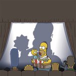 <심슨가족,더 무비> 보러 극장에 간 심슨가족