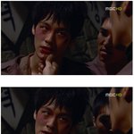 카리스마 연기를 잘 소화하고 있는 김범,