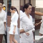 시드니 간 윤은혜, 뿔테까지 <b>하얀색</b>이야