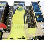 기발한 페인트 회사의 광고