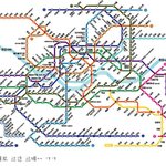 한국,일본,<b>미국</b>,중국 지하철 <b>노선</b> 비교~~ ㅋㅋ