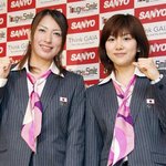 베이징 올림픽에 참가하는 일본 <b>베드</b>민턴 대표팀 ‘얼짱’ 여자 복식조