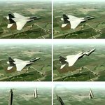 비행중 두 동<b>강난</b> f-15, 무사했어?