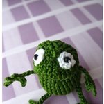 <b>털실</b>로 만든 귀여운 개구리 !!