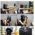 셀카각도 <b>연구</b>하는 윤은혜, 사뭇 진지한 모습! 귀엽넹~