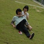 조인성, 구혜선 <b>잔디밭</b>에서 다정하게