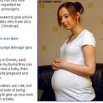 임신한 14세 소녀, 임신이 10대 유행