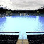 정수 <b>작업</b> 완료.. 깨끗한<b>물</b> 축구장 대오픈...