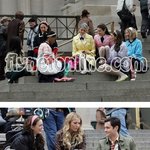 뉴욕 '가쉽 걸' 촬영현장, 애들 옷차림이 <b>무지개떡</b>;;;