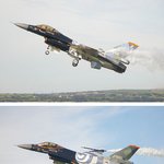 네덜란드공군 f-16 멋진 기동시범비행 모습