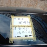 분노한 차주인!! 너 얼른 <b>자수</b>해
