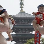 황당한 일본의 아이울리기 대회
