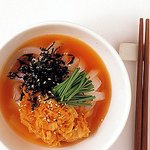 살찔걱정 없는 야식! 곤약 김치말이국수!