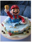 버섯 먹게 되서 기뻐하는ㅋ 마리오 <b>케익</b>