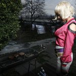 사오리, <b>카리</b>롤리 화보 촬영, 금발의 묘한 여인~