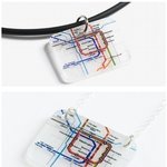 세계 주요 도시 지하철 <b>노선</b>도 목걸이