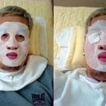 k-1 최홍만 <b>깜찍</b>한 피부관리..팩이 넘 작아