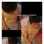 안현수선수의 갈라진 <b>복근</b>