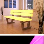 이젠 <b>벤치</b>도 개성있게! 빛이 나는 <b>벤치</b>!