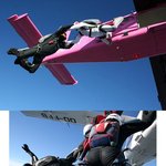 초대형 스카이다이빙 퍼포먼스