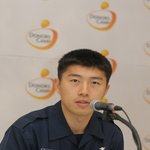 임요환 <b>자선</b>매치 인터뷰 사진.