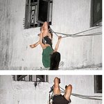 자살하려다가 전깃줄<b>덕분</b>에 살아난 여성..