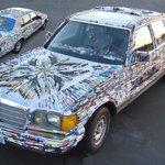 5000 개의 <b>볼펜</b>으로 장식한 벤츠