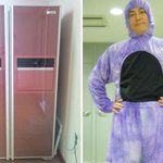 올라이즈밴드, 강호동 냉장고 선물에 얼씨구~